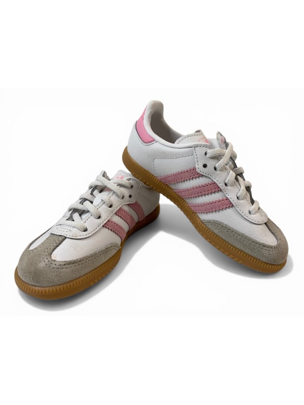 Adidas Unisex Kids Samba OG Comfort Closure Elastic Lace Shoes Size 10K - Picture 4 of 14